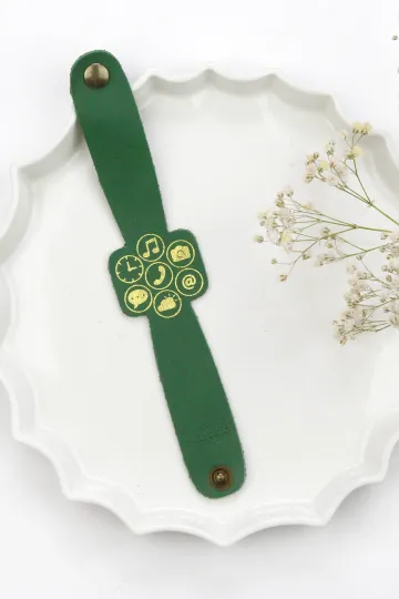 Montre enfant connectée - vert cactus