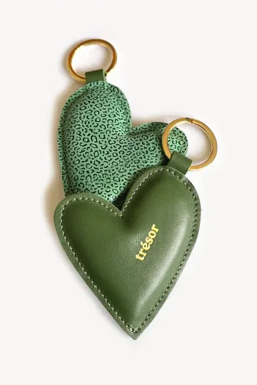 Porte clé Coeur - Agave - Trésor