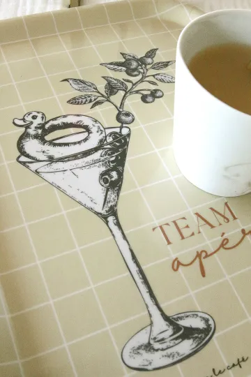 Plateau en bois de bouleau - Team apéro