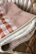 Couverture polaire & vichy - Vichy Argile