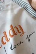 TORCHON DE CUISINE SÉRIGRAPHIÉ - Daddy i love you