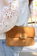 Sac Madeleine - Tressé Caramel