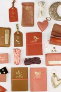 Etui à lunettes en cuir - Argile