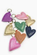 Porte clé Coeur - Violette