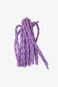 Lacets de chaussures lurex - Lavande