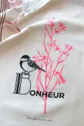 TORCHON DE CUISINE SÉRIGRAPHIÉ - Bonheur
