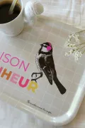 Plateau en bois de bouleau - Maison Bonheur