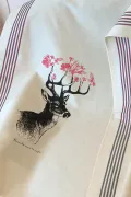 TORCHON DE CUISINE SÉRIGRAPHIÉ - cerf