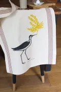 TORCHON DE CUISINE - Sérigraphie - Mimosa