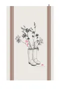 TORCHON DE CUISINE SÉRIGRAPHIÉ - Bottes