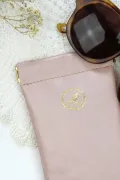 Etui lunettes - Rose nacré