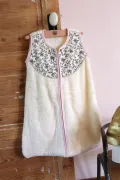 Gigoteuse Liberty et polaire - Lison taille 0 - 6 mois
