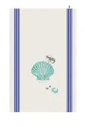 TORCHON DE CUISINE SÉRIGRAPHIÉ - Coquille St Jacques