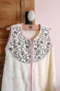 Gigoteuse Liberty et polaire - Lison taille 0 - 6 mois