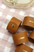 Rond de serviette en cuir - Trésor