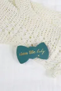Broche cuir - Slow life