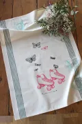 TORCHON DE CUISINE SÉRIGRAPHIÉ - Papillon
