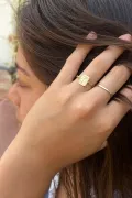 Collab Adorabili - Bague Mystic - trèfle