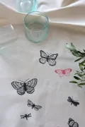 TORCHON DE CUISINE SÉRIGRAPHIÉ - Papillon