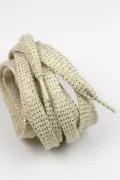 Lacets de chaussures lurex - Avoine
