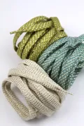 Lacets de chaussures lurex - Avoine
