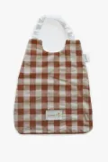 Serviette élastique vichy - Argile