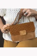 Sac Madeleine - Tressé Caramel