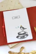 Carnet cuir - Le pocket - Tomette