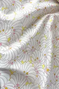 tissu Liberty au mètre - Poiret shell - Rose & Jaune