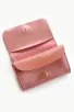 porte monnaie rose multi compartiments