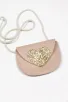 sac cuir fille rose coeur paillette Barnabé aime le café made in france