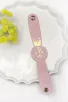 montre cuir enfant rose marquage lapin Barnabé aime le café