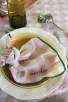 Serviette de Table rose macaron - mon chou