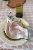 Serviette de Table rose macaron - mon lapin